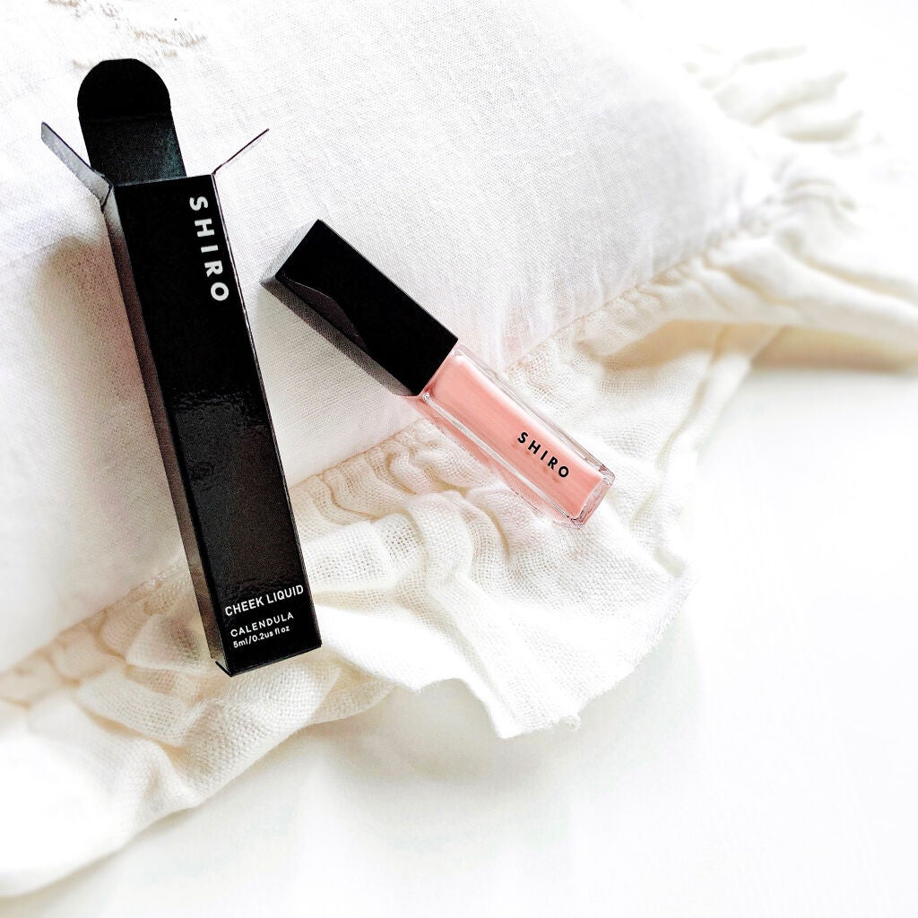 カレンデュラチークリキッド/SHIRO/リキッドチークを使ったクチコミ(1枚目)