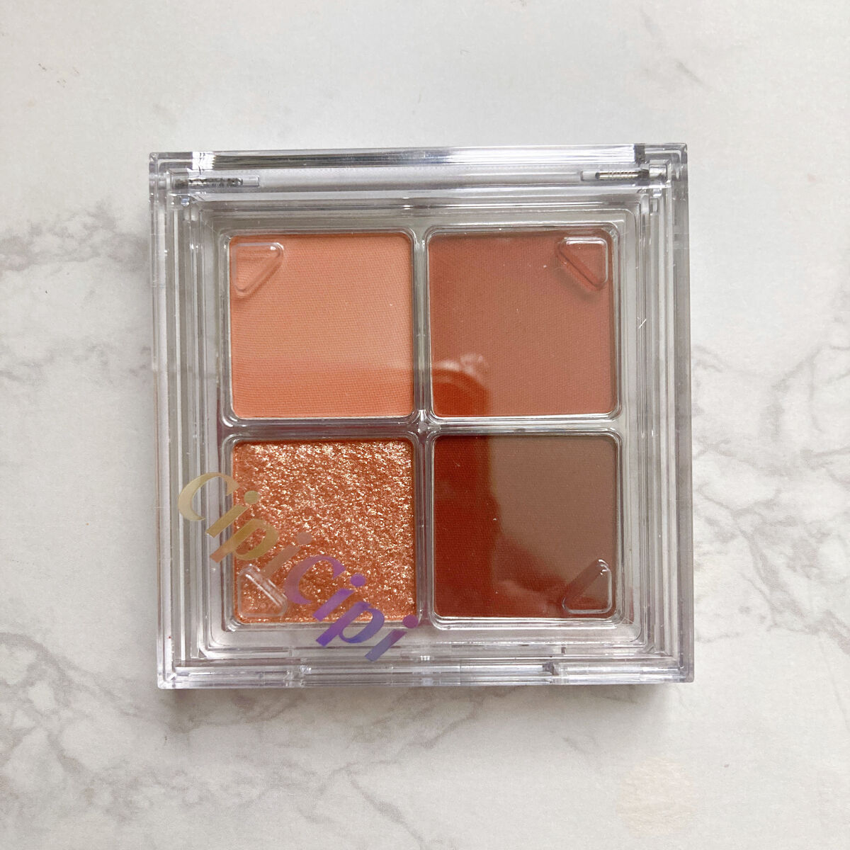 ドレッシーシャドウR 02 ピーチタルト/CipiCipi/アイシャドウパレットを使ったクチコミ（1枚目）