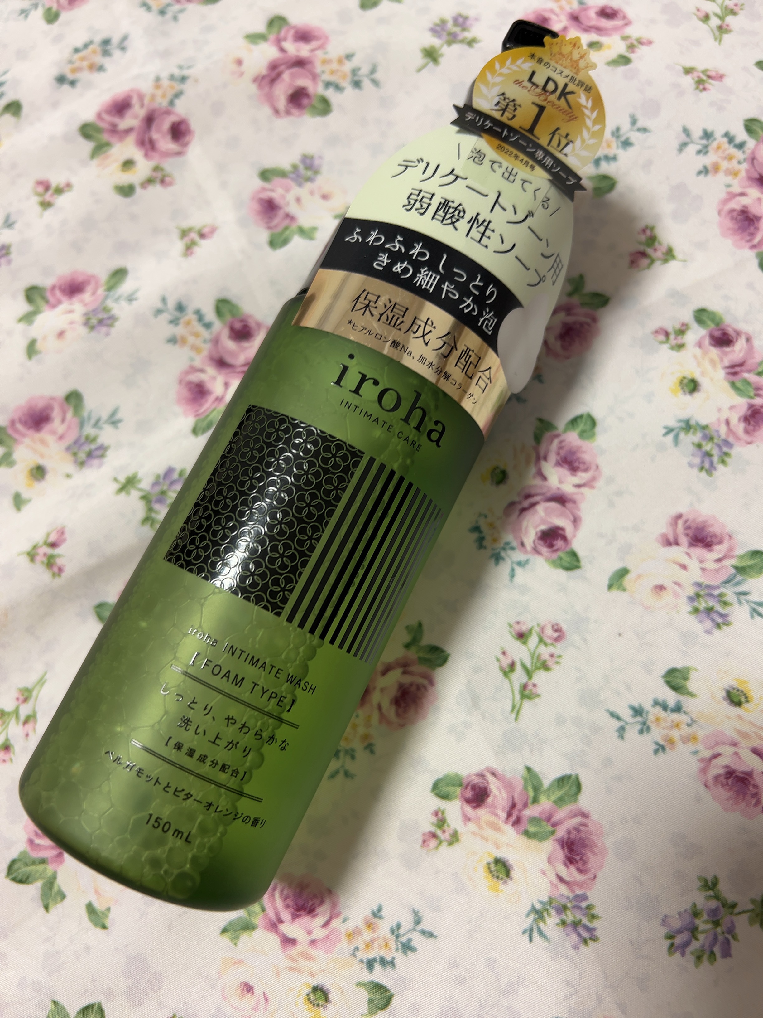 iroha INTIMATE CARE イロハ インティメートウォッシュ フォームタイプ  ベルガモットとビターオレンジの香りのクチコミ「

🐈‍⬛iroha INTIMATE CAREイロハ インティメートウォッシュ フォームタイ.....」（1枚目）