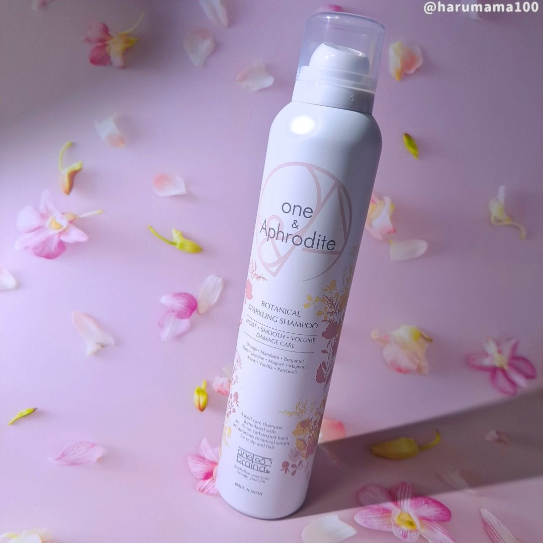 ワンアンドアフロディーテ ボタニカル スパークリング シャンプー/one&Aphrodite/市販シャンプーを使ったクチコミ(5枚目)