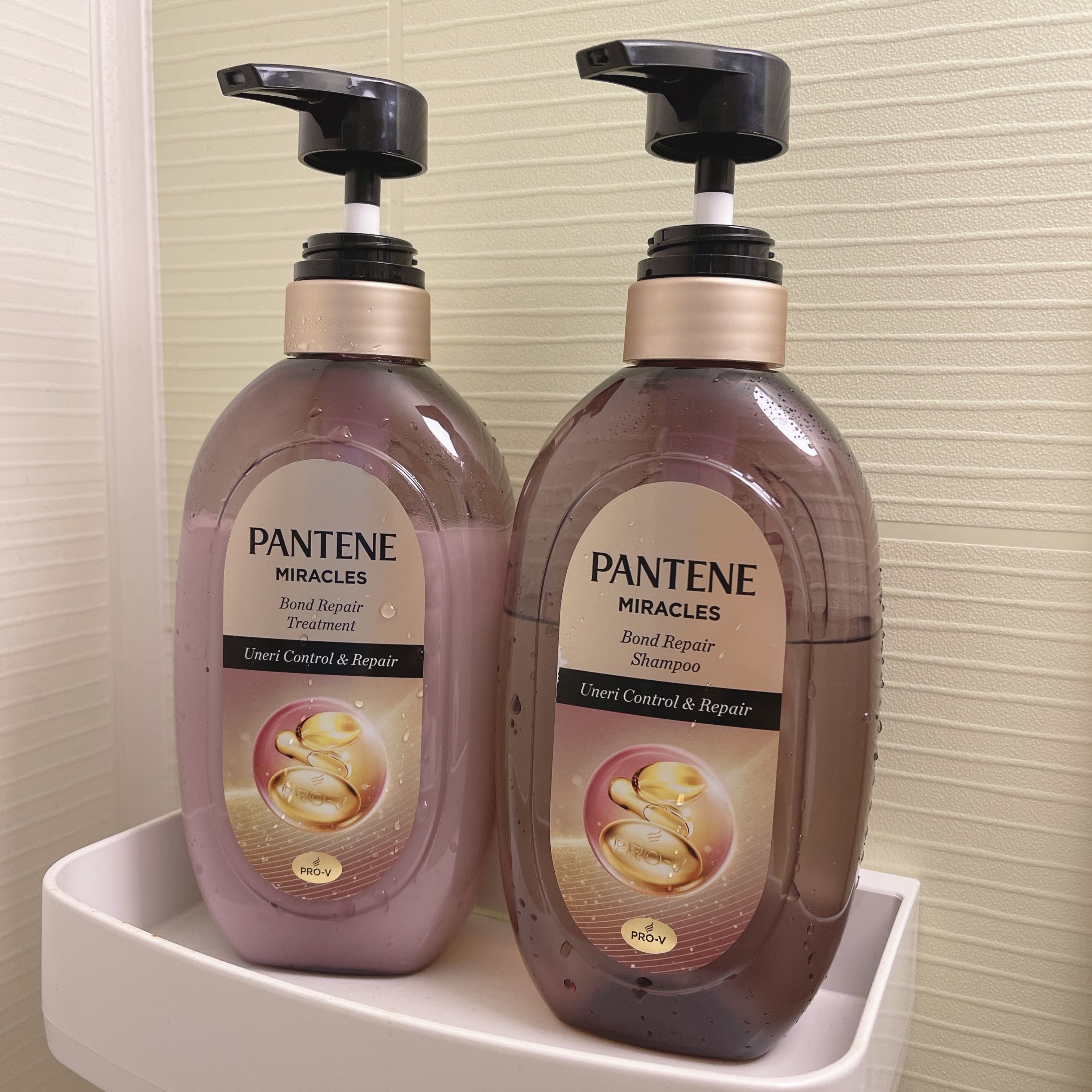 ミラクルズ うねりコントロール&リペア ボンドリペア シャンプー/トリートメント/パンテーン/市販シャンプーを使ったクチコミ（1枚目）