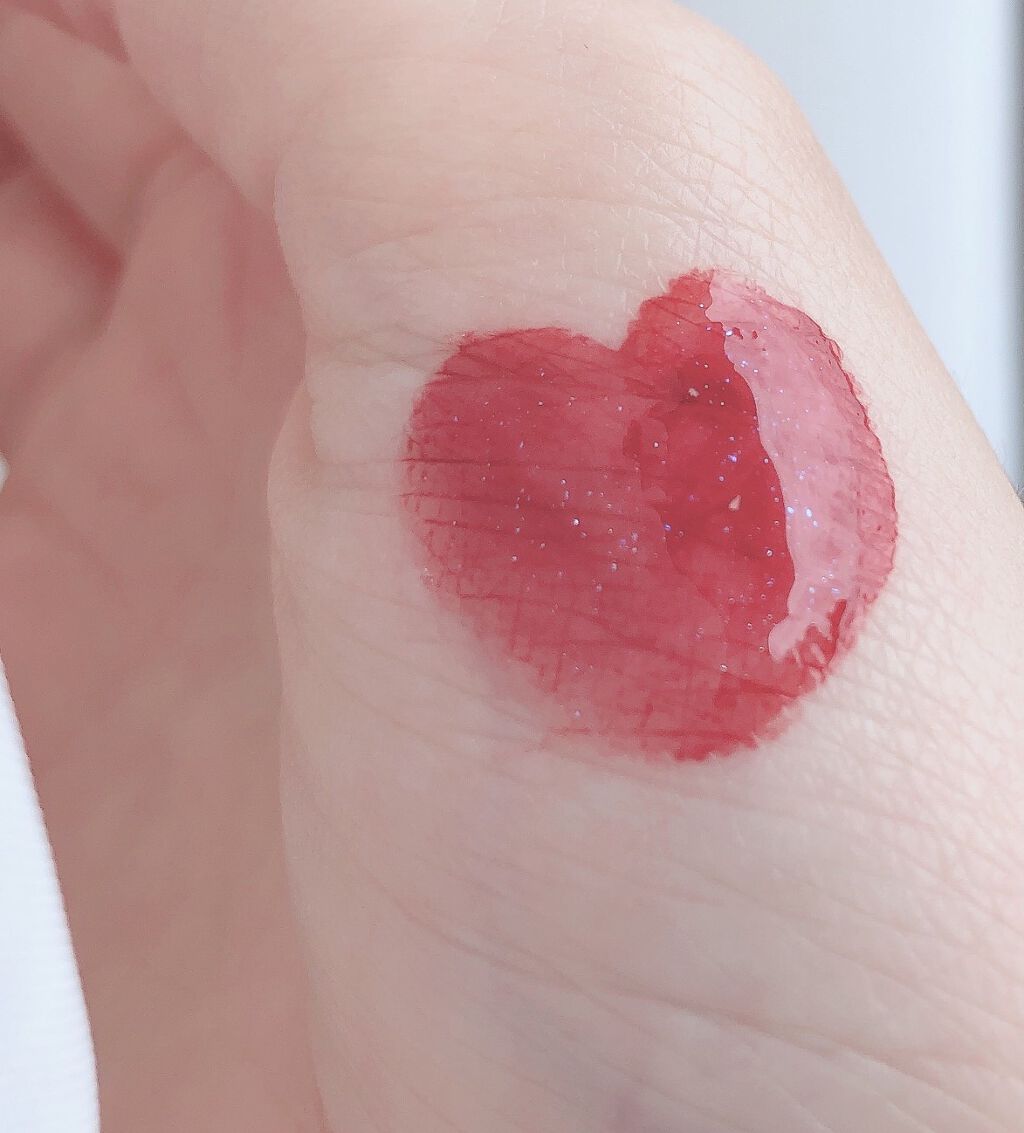 グラスティングウォーターグロス/rom&nd/リップグロスを使ったクチコミ（3枚目）