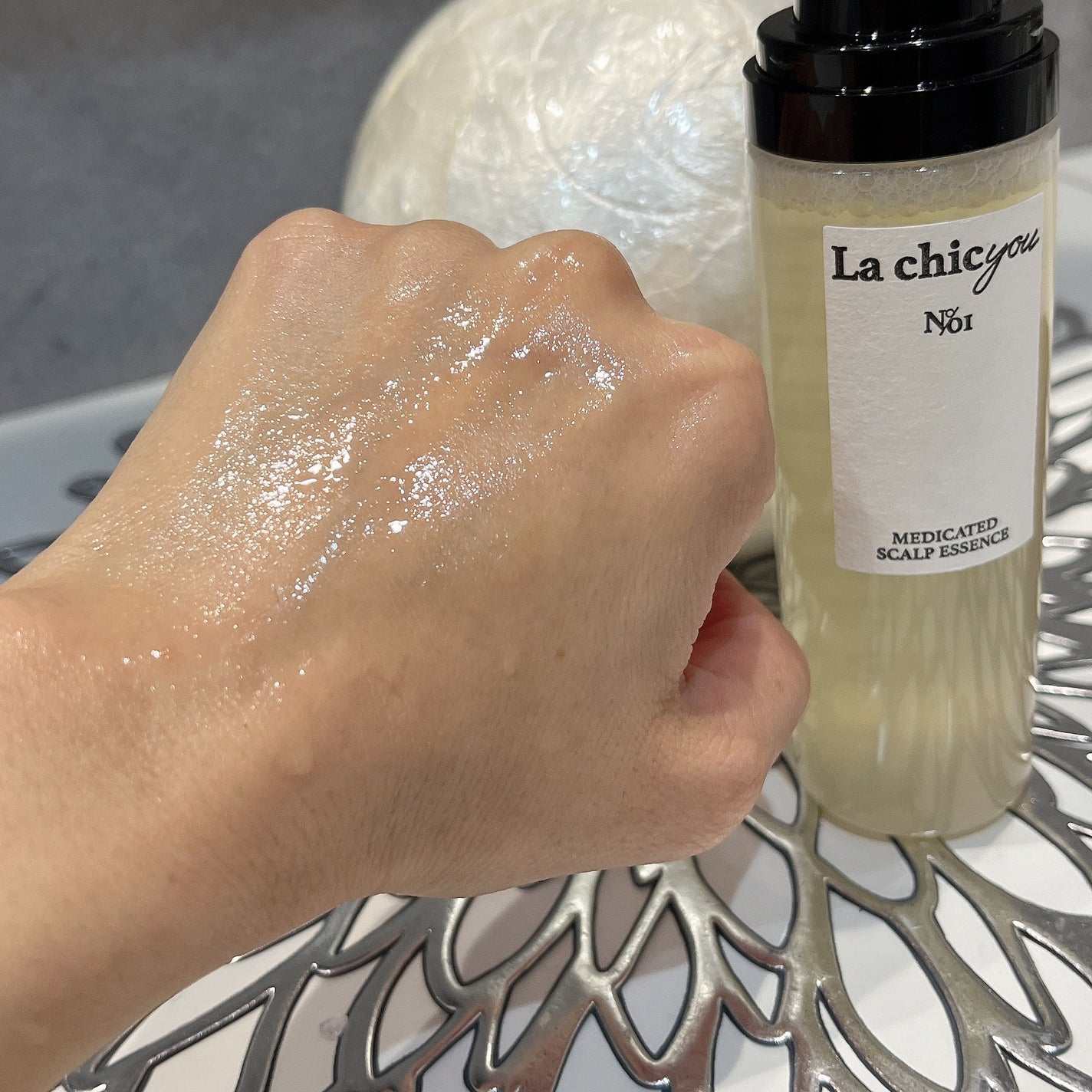 MEDICATED SCALP ESSENCE/La chicyou/頭皮ローションを使ったクチコミ(3枚目)