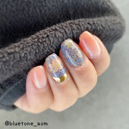 ジェルネイルシール/キャンドゥ/ネイルシールを使ったクチコミ(7枚目)