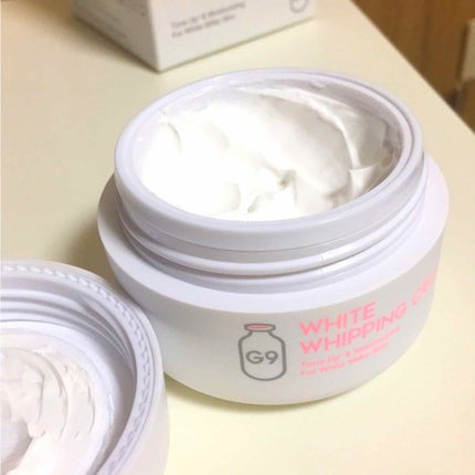 WHITE WHIPPING CREAM(ウユクリーム)/G9SKIN/化粧下地を使ったクチコミ(2枚目)
