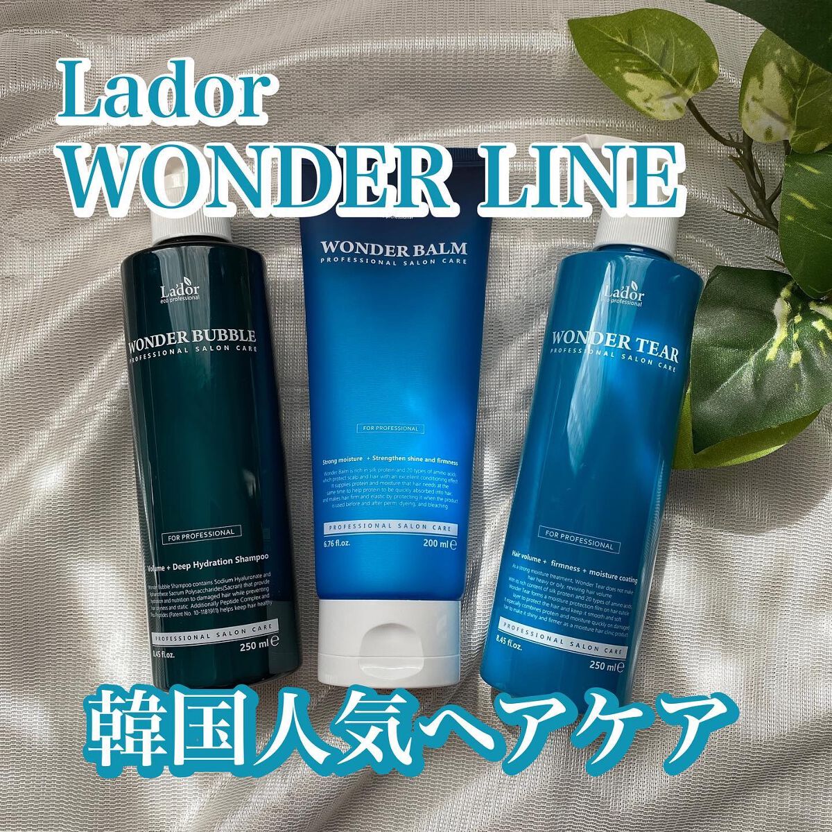 WONDER BALM/La'dor/洗い流すヘアトリートメントを使ったクチコミ(1枚目)