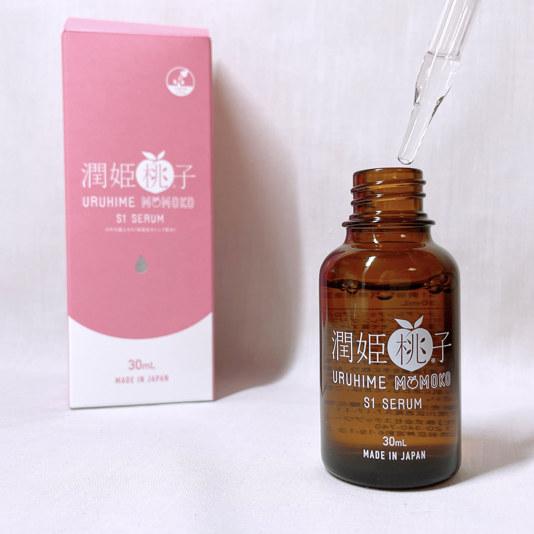 潤姫桃子S1美容液/潤姫桃子/美容液を使ったクチコミ（3枚目）