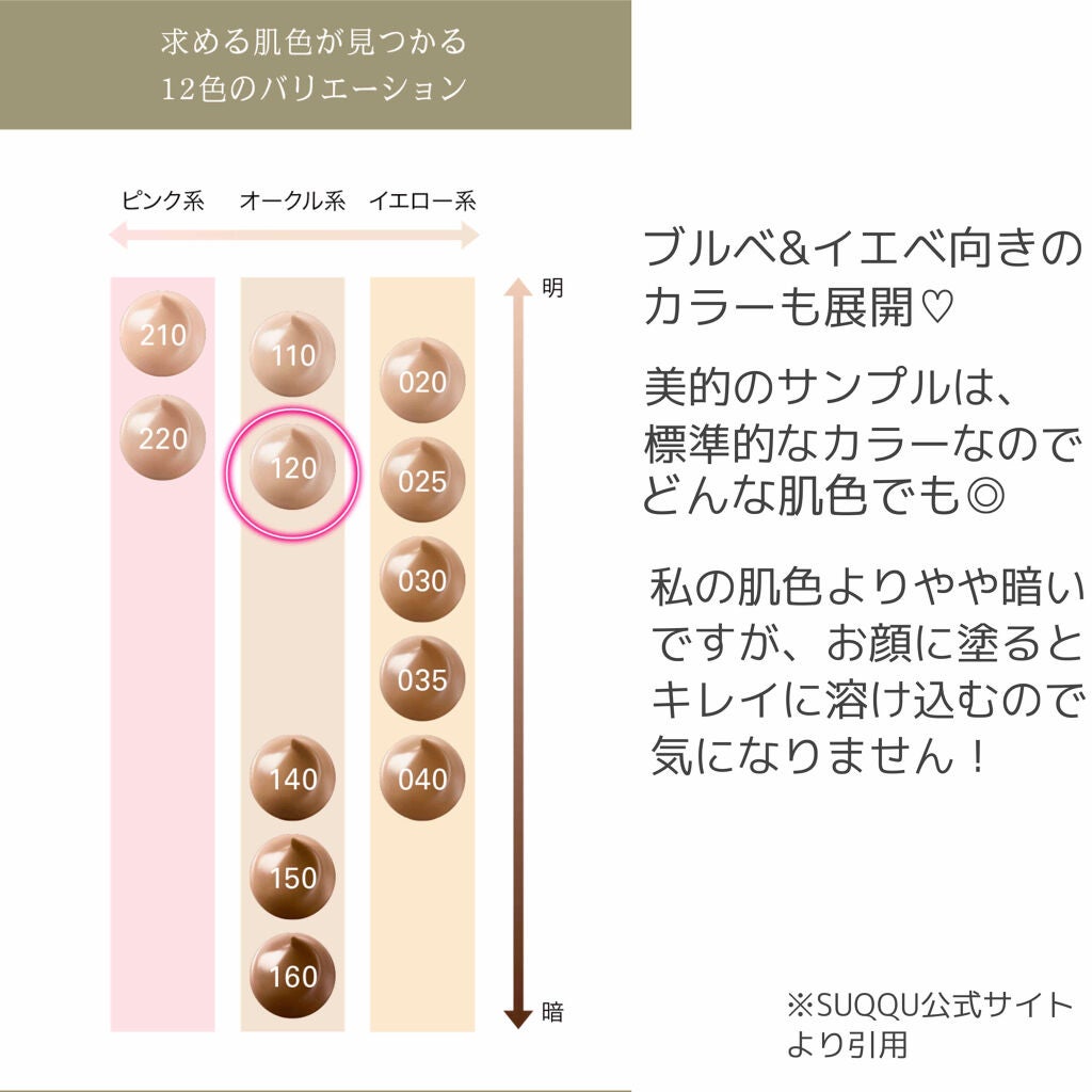 ザ クリーム ファンデーション/SUQQU/クリーム・エマルジョンファンデーションを使ったクチコミ(3枚目)
