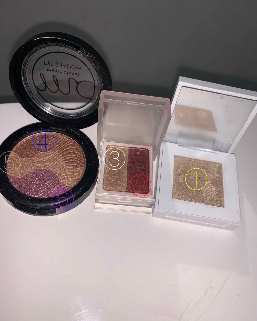 アイカラー2色タイプ/無印良品/アイシャドウパレットを使ったクチコミ（2枚目）