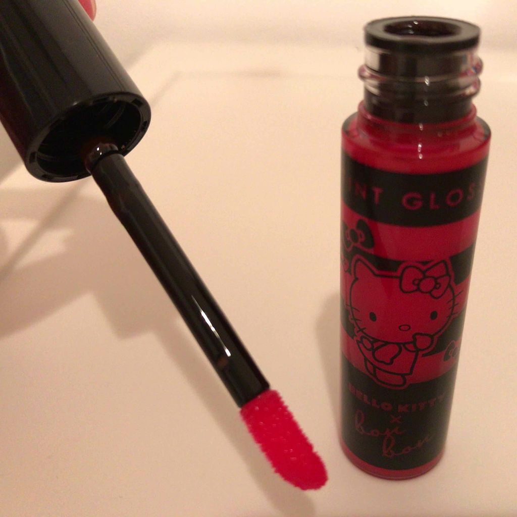 ティントグロス 02 レッド/ボンボン/リップグロスを使ったクチコミ（2枚目）