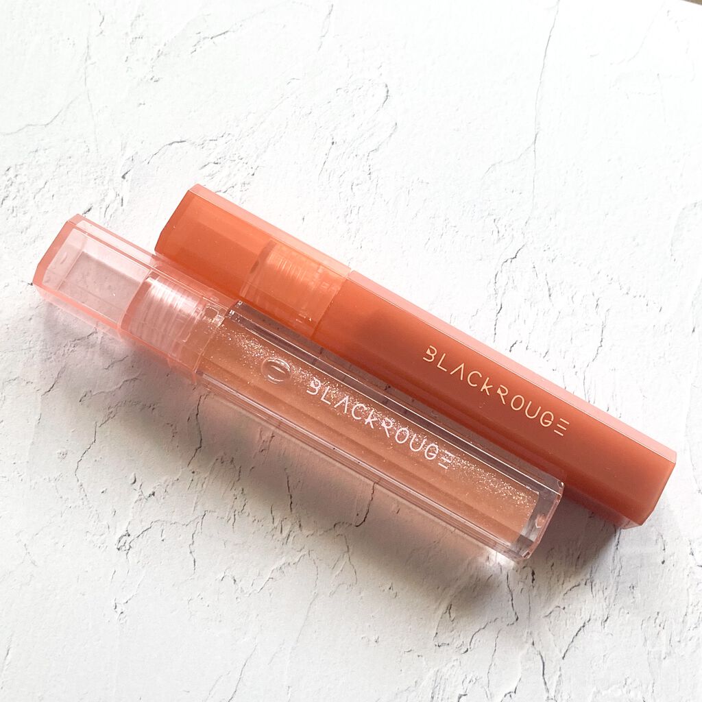 HALF&HALF WATER TINT /BLACK ROUGE/リップグロスを使ったクチコミ（2枚目）