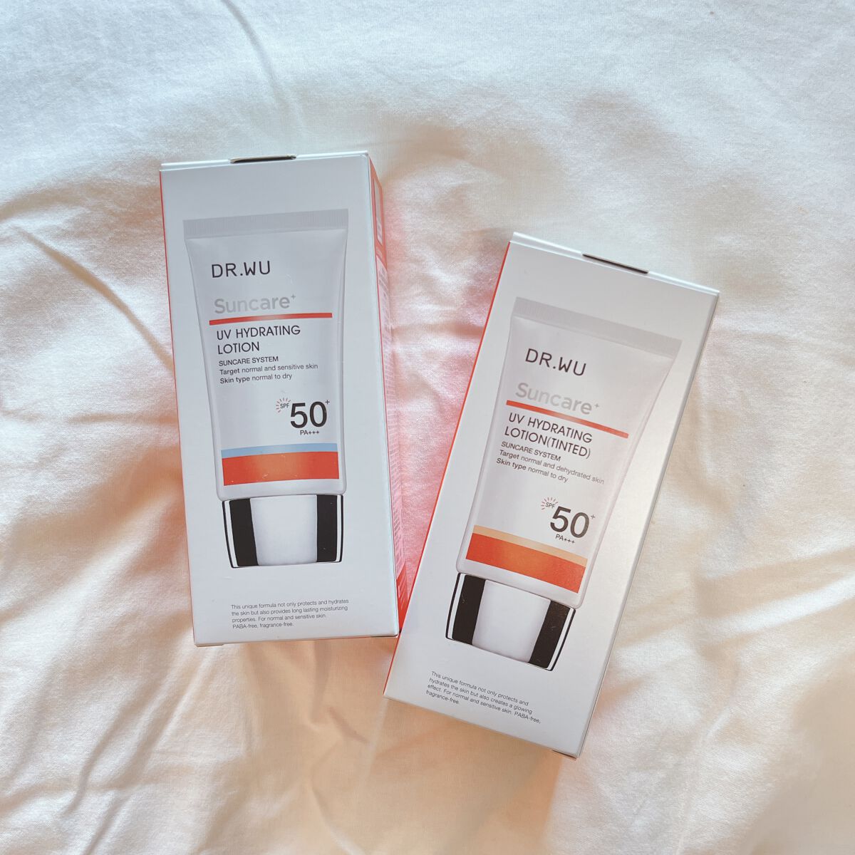 サンスクリーン+モイスト(色付き)<日焼け止め>/DR.WU/日焼け止めローションを使ったクチコミ(2枚目)