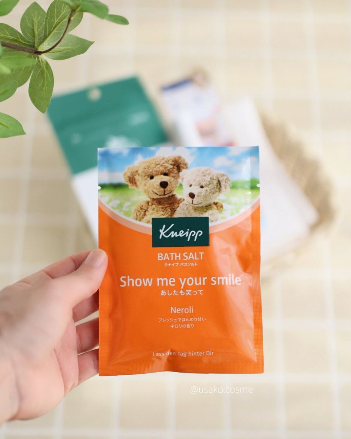 クナイプ バスソルト ネロリの香り 50g【旧】/クナイプ/無機塩系入浴剤を使ったクチコミ（1枚目）