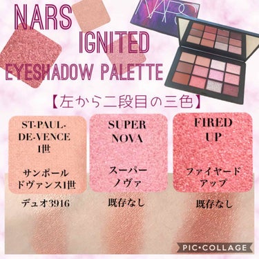 イグナイテッド アイシャドウパレット/NARS/パウダーアイシャドウを使ったクチコミ（3枚目）