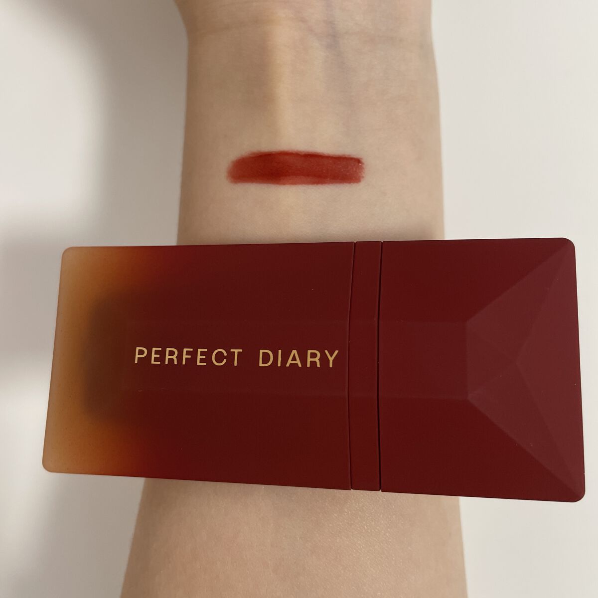 READ ME ベルベットマット リップティント赤狐限定 026 Trap/PERFECT DIARY/リップティントを使ったクチコミ（2枚目）
