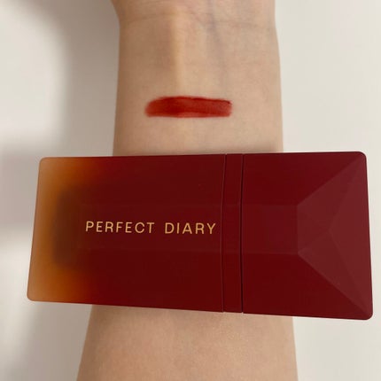 READ ME ベルベットマット リップティント赤狐限定/PERFECT DIARY/リップティントを使ったクチコミ(2枚目)