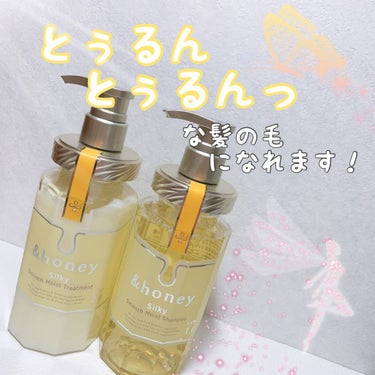 シルキー　スムースモイスチャー　シャンプー　1.0/ヘアトリートメント　2.0/&honey/シャンプー・コンディショナーを使ったクチコミ（1枚目）