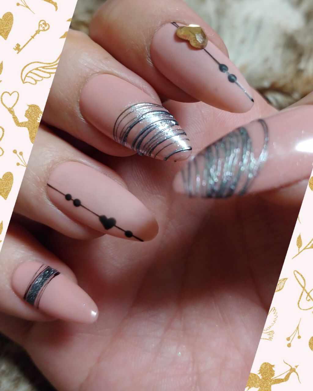 ジェルネイル（ライト対応）/セリア/ジェルネイルを使ったクチコミ（1枚目）