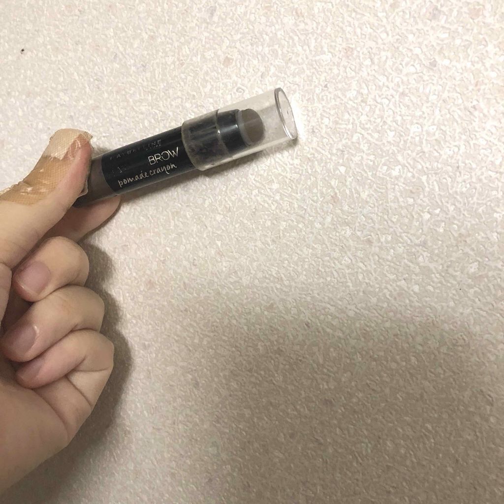 ファッションブロウ ポマードクレヨン/MAYBELLINE NEW YORK/その他アイブロウを使ったクチコミ（1枚目）