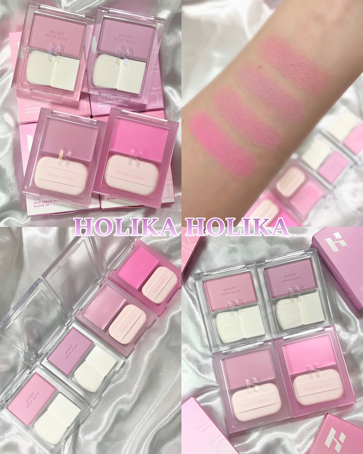 マイフェイブ インフュージング ブラッシュ/HOLIKA HOLIKA/パウダーチークを使ったクチコミ（1枚目）