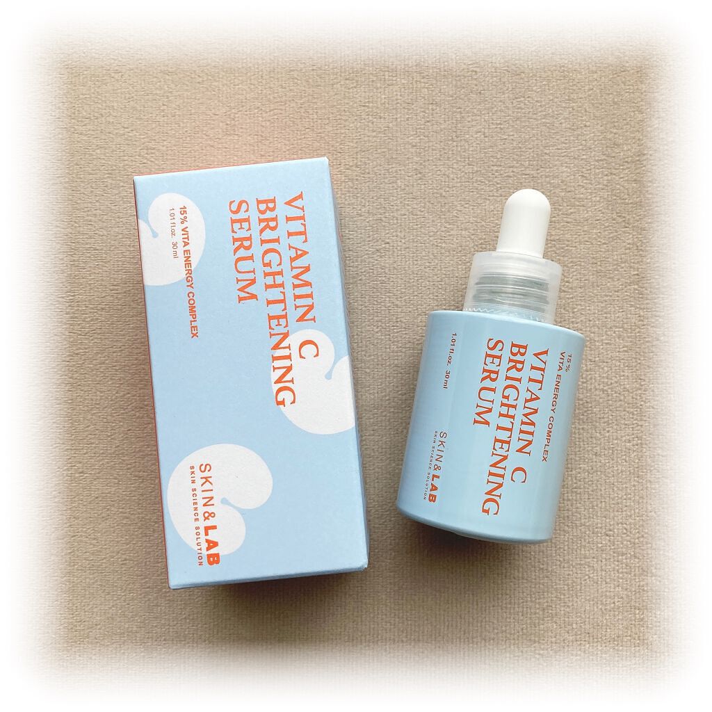 ビタミンCブライトニングセラム /SKIN&LAB/美容液を使ったクチコミ（1枚目）