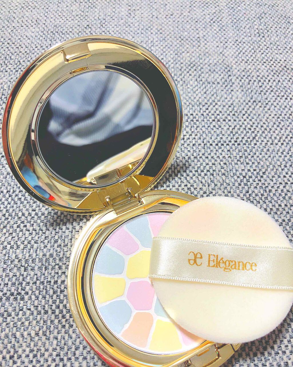 ラ プードル オートニュアンス/Elégance/プレストパウダーを使ったクチコミ（2枚目）