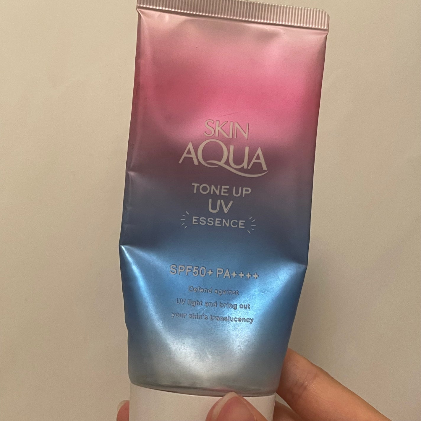スキンアクア トーンアップUVエッセンス/スキンアクア/日焼け止めクリームを使ったクチコミ(1枚目)
