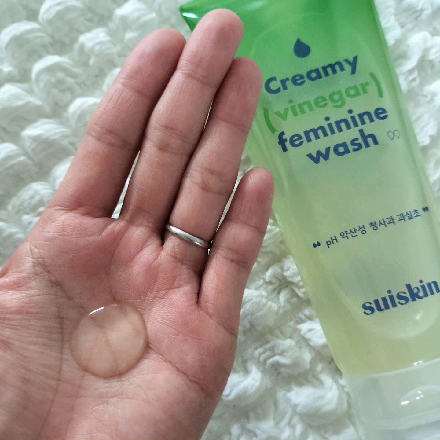 クリーミービネガーフェミニンウォッシュ/suiskin/ボディソープを使ったクチコミ（2枚目）
