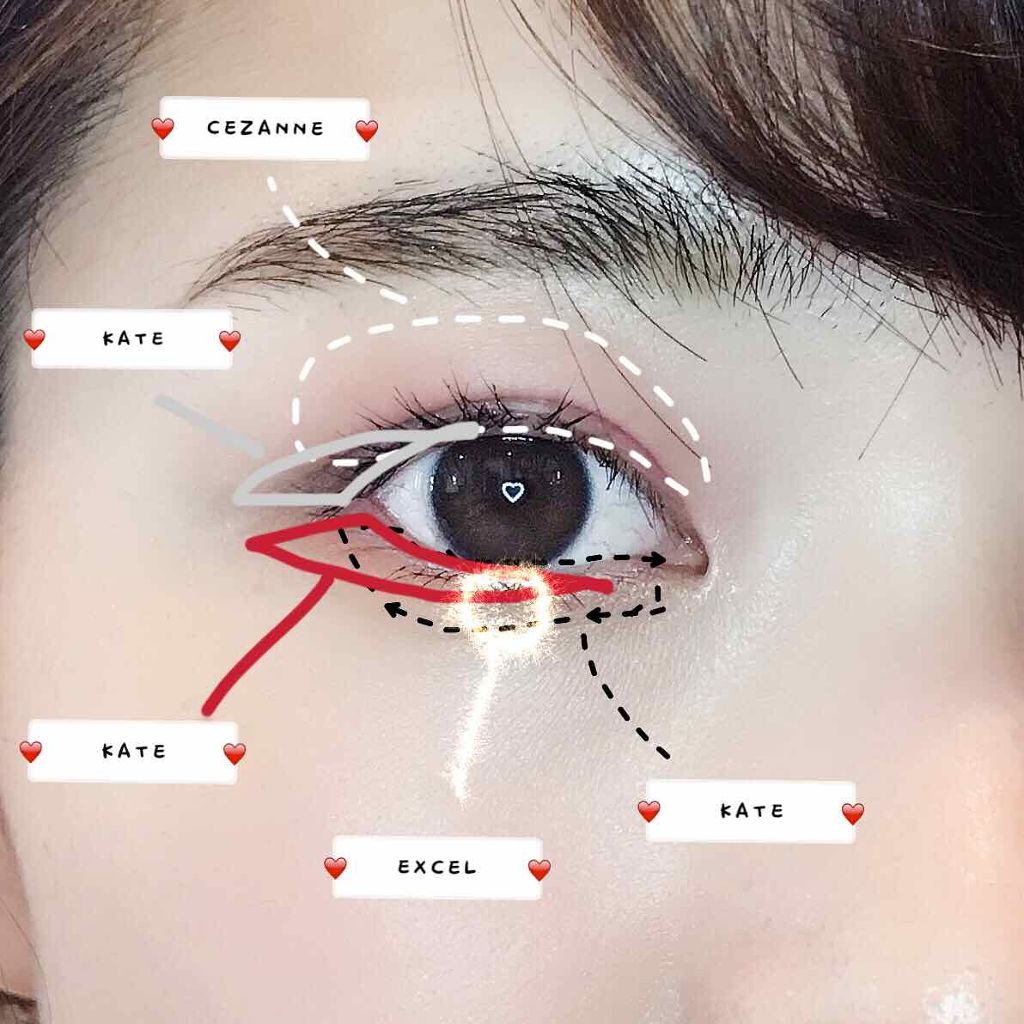 シャイニーシャドウ N/excel/単色アイシャドウを使ったクチコミ(2枚目)