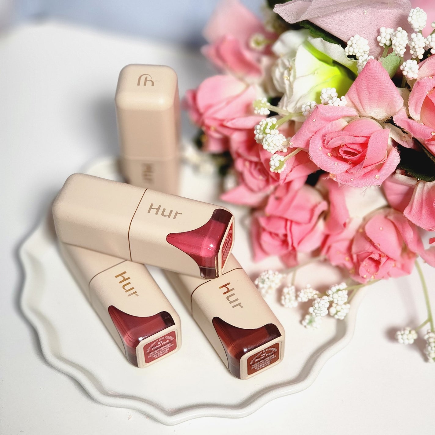 グローアンプルティント/house of HUR/リップティントを使ったクチコミ(8枚目)