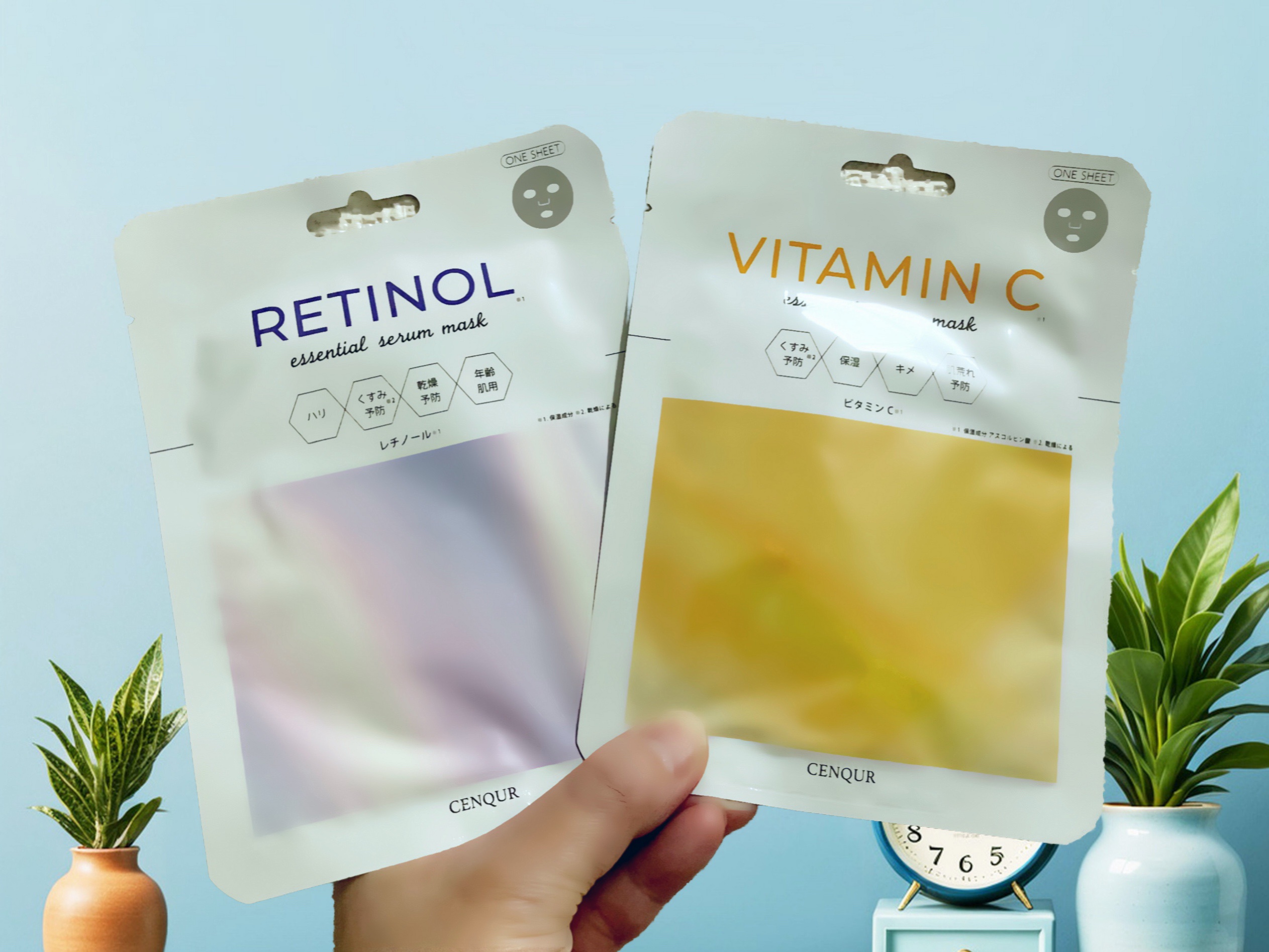 エッセンシャルセラムマスク レチノール/CENQUR/シートマスク・パックを使ったクチコミ（1枚目）
