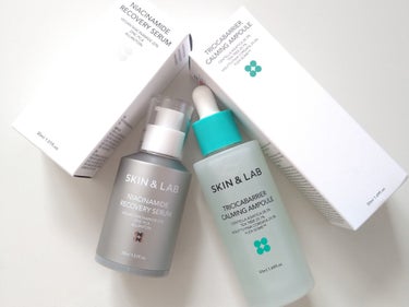 SKIN ＆ LAB（スキンアンドラブ）さまより、次の2アイテムをお試ししたよ.。o○

■NIACINAMIDE  RECOVERY  SERUM

・毛穴や皮脂、キメetc.の肌トラブルに働きかける