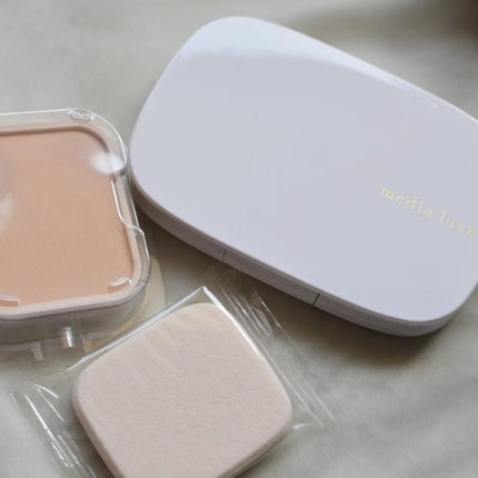 パウダーファンデーション/media luxe/パウダーファンデーションを使ったクチコミ(4枚目)