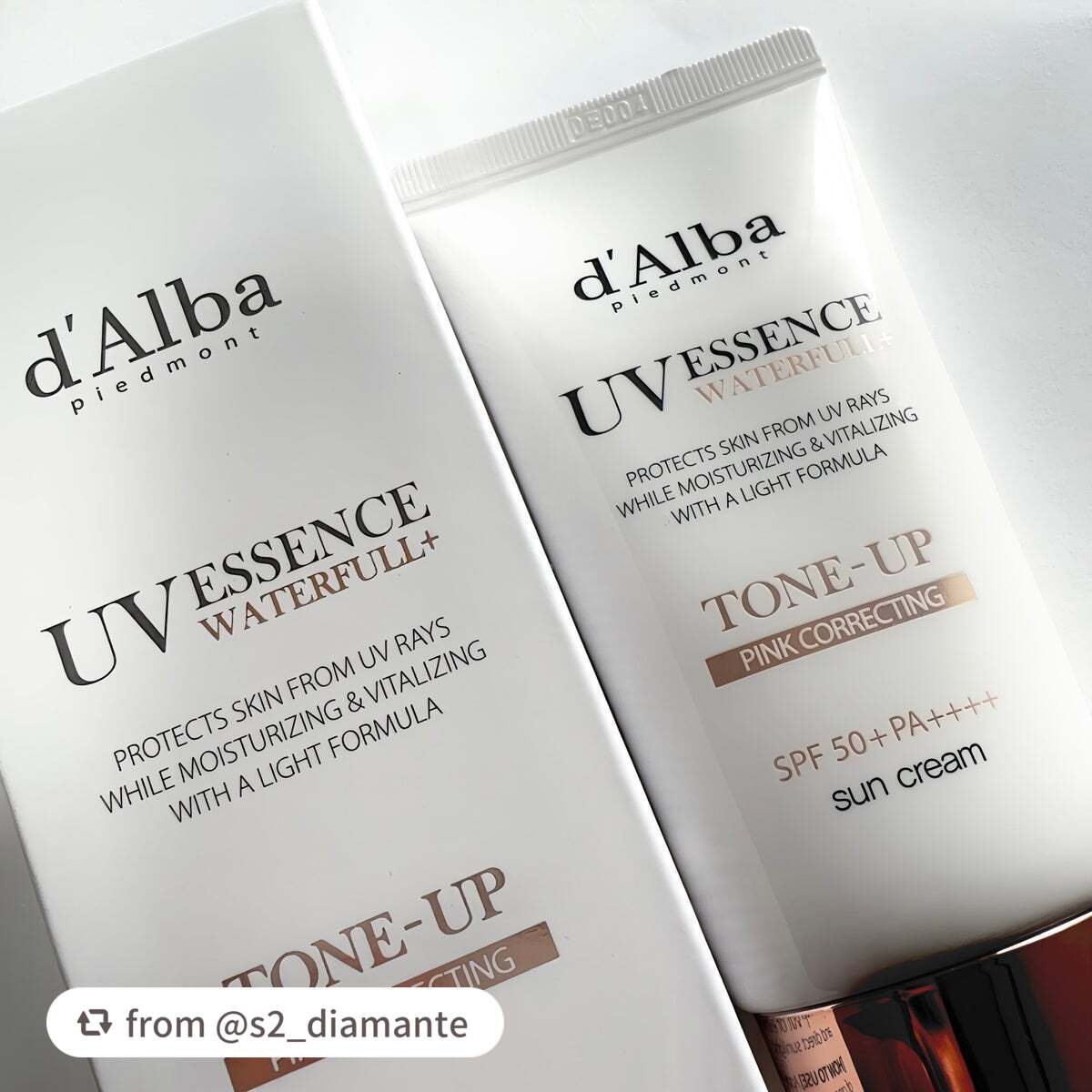 ウォータフルトーンアップサンクリーム/ダルバ/日焼け止めクリームを使ったクチコミ(2枚目)