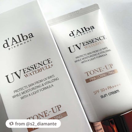 ウォータフルトーンアップサンクリーム/ダルバ/日焼け止めクリームを使ったクチコミ(2枚目)