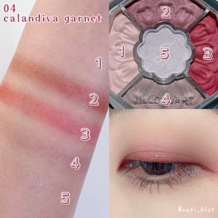 ジルスチュアート ブルームクチュール アイズ ジュエルドブーケ/JILL STUART/アイシャドウパレットを使ったクチコミ(8枚目)