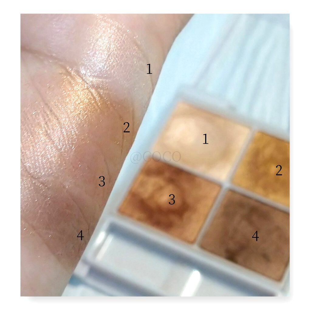 シルキースフレアイズ/キャンメイク/アイシャドウパレットを使ったクチコミ(2枚目)