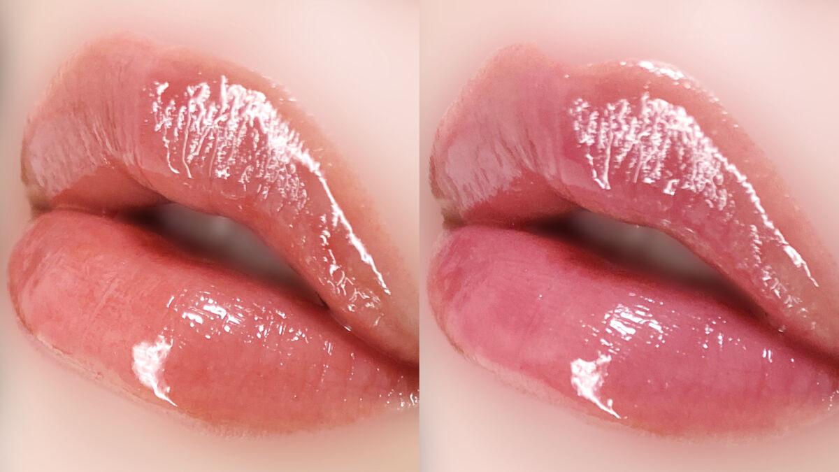 ドットオンムードピュアグロウティント 01 ピーチコーラル(Peach Coral)/Heart Percent/リップティントを使ったクチコミ（3枚目）