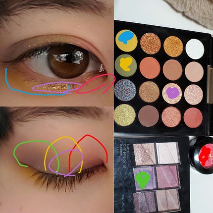 大英博物館 エジプトシリーズ アイシャドウパレット/ZEESEA/アイシャドウパレットを使ったクチコミ(2枚目)