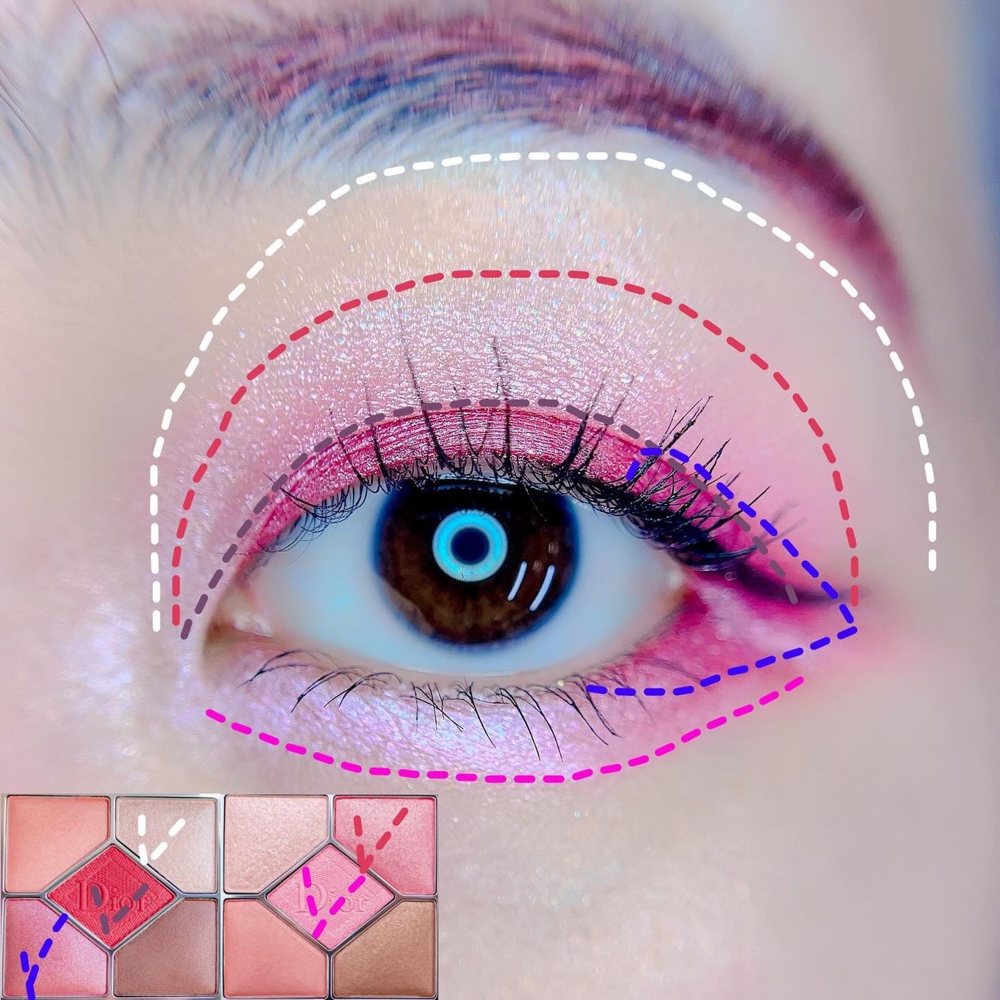 【旧】サンク クルール クチュール/Dior/アイシャドウパレットを使ったクチコミ(2枚目)