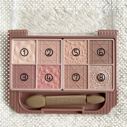 プティパレットアイズ(マットタイプ)/キャンメイク/パウダーアイシャドウを使ったクチコミ(3枚目)