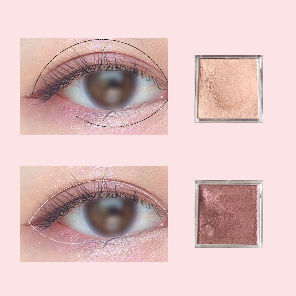 シングルカラーアイシャドウ/CEZANNE/単色アイシャドウを使ったクチコミ（2枚目）