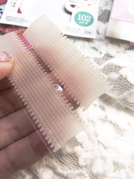 LJ 二重テープ ヌーディポイント/LOUJENE/二重まぶた用アイテムを使ったクチコミ(4枚目)