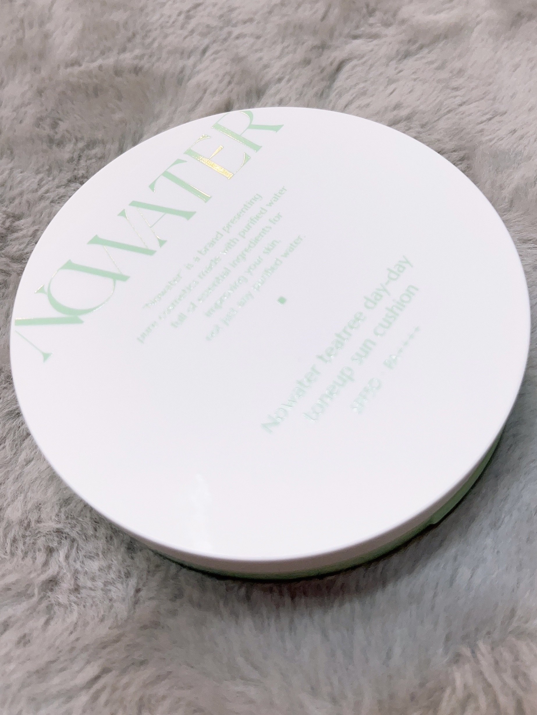 ティーツリーデイデイトーンアップサンクッション/NOWATER/日焼け止めローションを使ったクチコミ（2枚目）