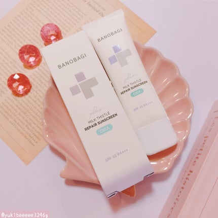 ミルクシスルリペアシカサンスクリーンプラス/BANOBAGI/日焼け止めミルクを使ったクチコミ(4枚目)