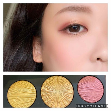 フラッシング アイス エクストラ ディメンション スキンフィニッシュ トリオ ミディアム ディープ/M・A・C/パウダーハイライトを使ったクチコミ(1枚目)