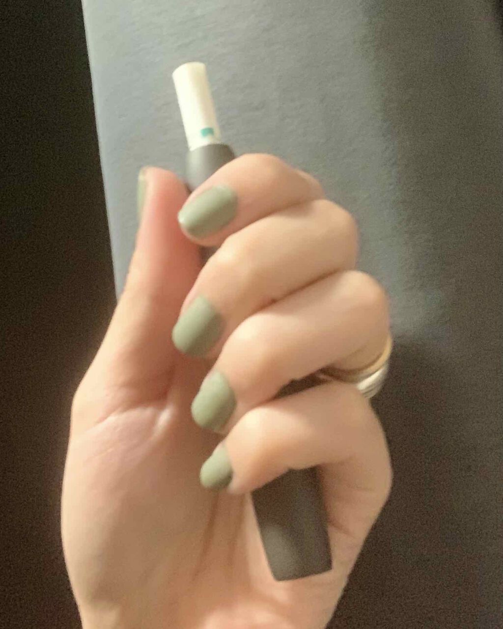 ナチュラルネイルカラーN 093 グリーンティラテ/デュカート/マニキュアを使ったクチコミ（2枚目）