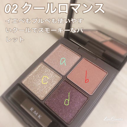 オブスキュア テンプテイション アイシャドウパレット/RMK/アイシャドウパレットを使ったクチコミ(2枚目)