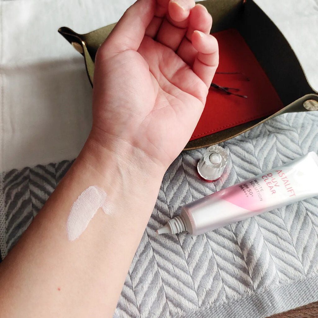 D-UVクリア ホワイトソリューション/アスタリフト/日焼け止めクリームを使ったクチコミ(3枚目)