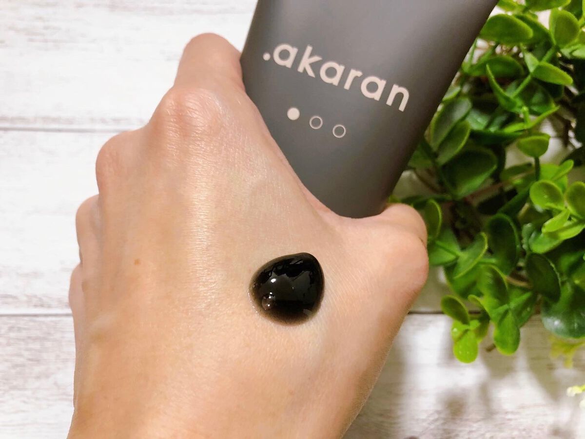 ブラックジェルクレンジング/.akaran/クレンジングジェルを使ったクチコミ（2枚目）